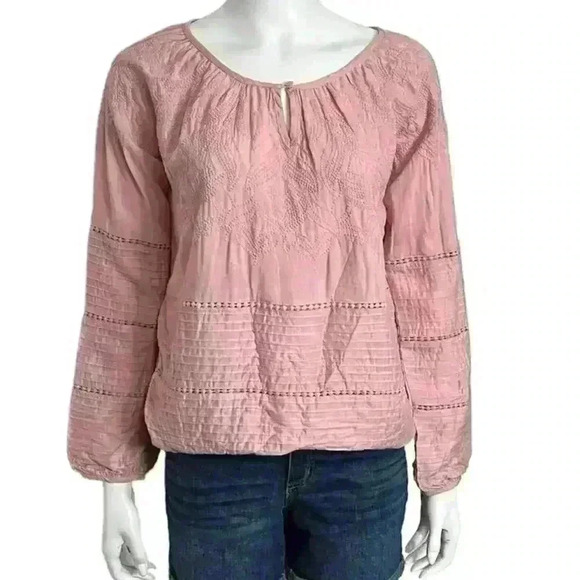 Coco Colette Pink Textured Top NWT - Picture 9 of 9